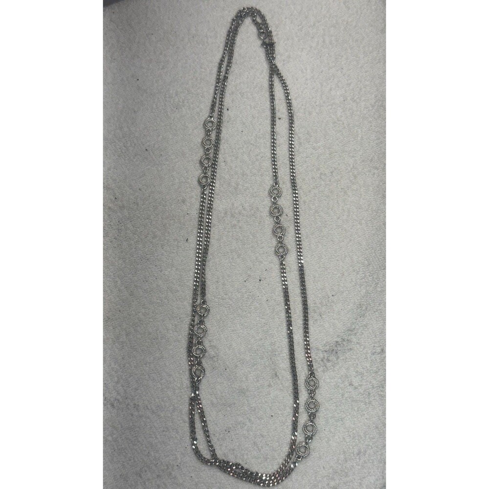 Monet Vintage Flapper Length Long Chain Necklace 52-54"